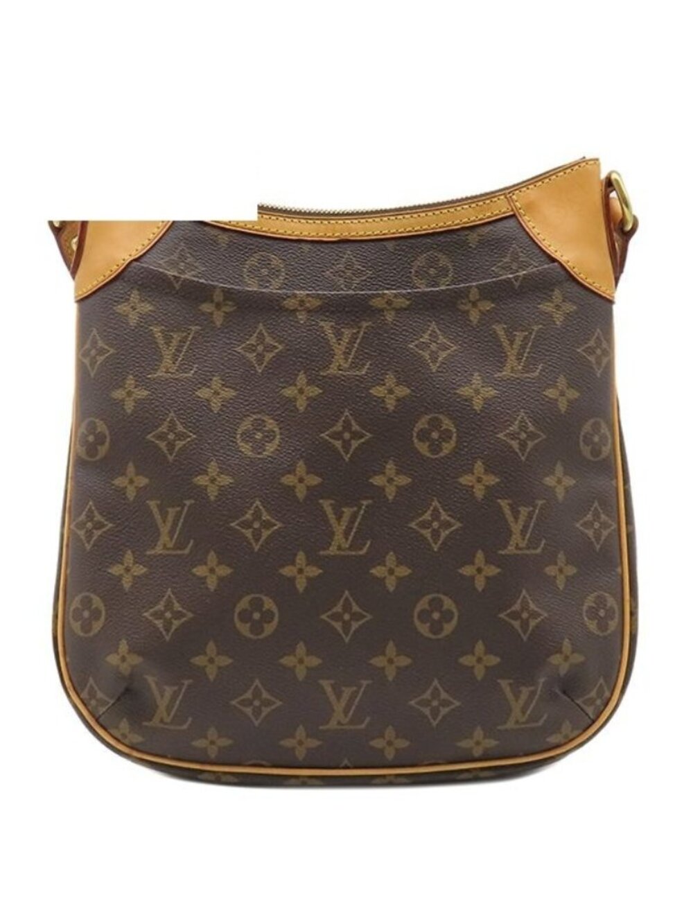 Louis Vuitton Shoulder Bag Odeon PM Monogram Canvas Gold Brown